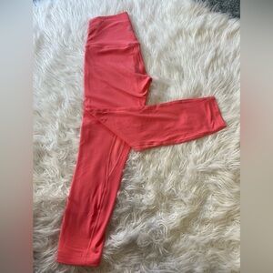 Lululemon Aligns -  coral calf length